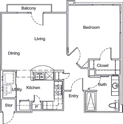 A1 - One Bedroom / One Bath